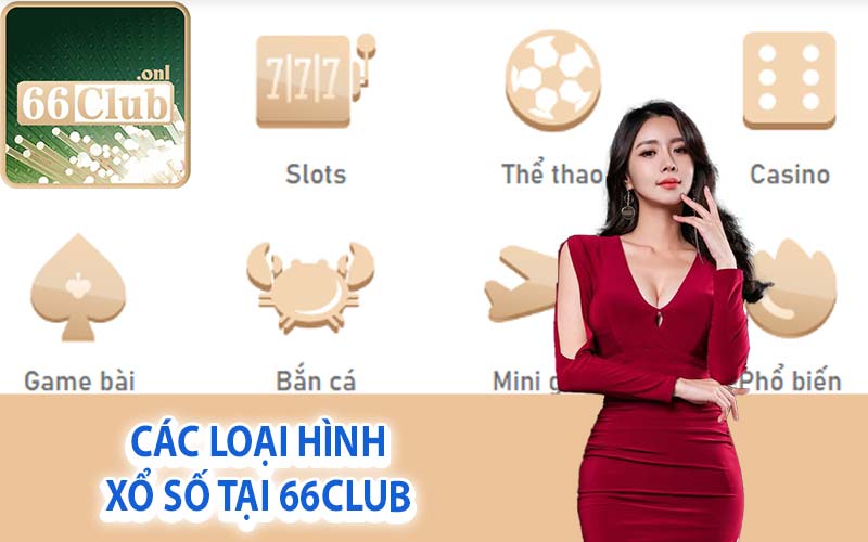 Các loại hình xổ số tại 66Club